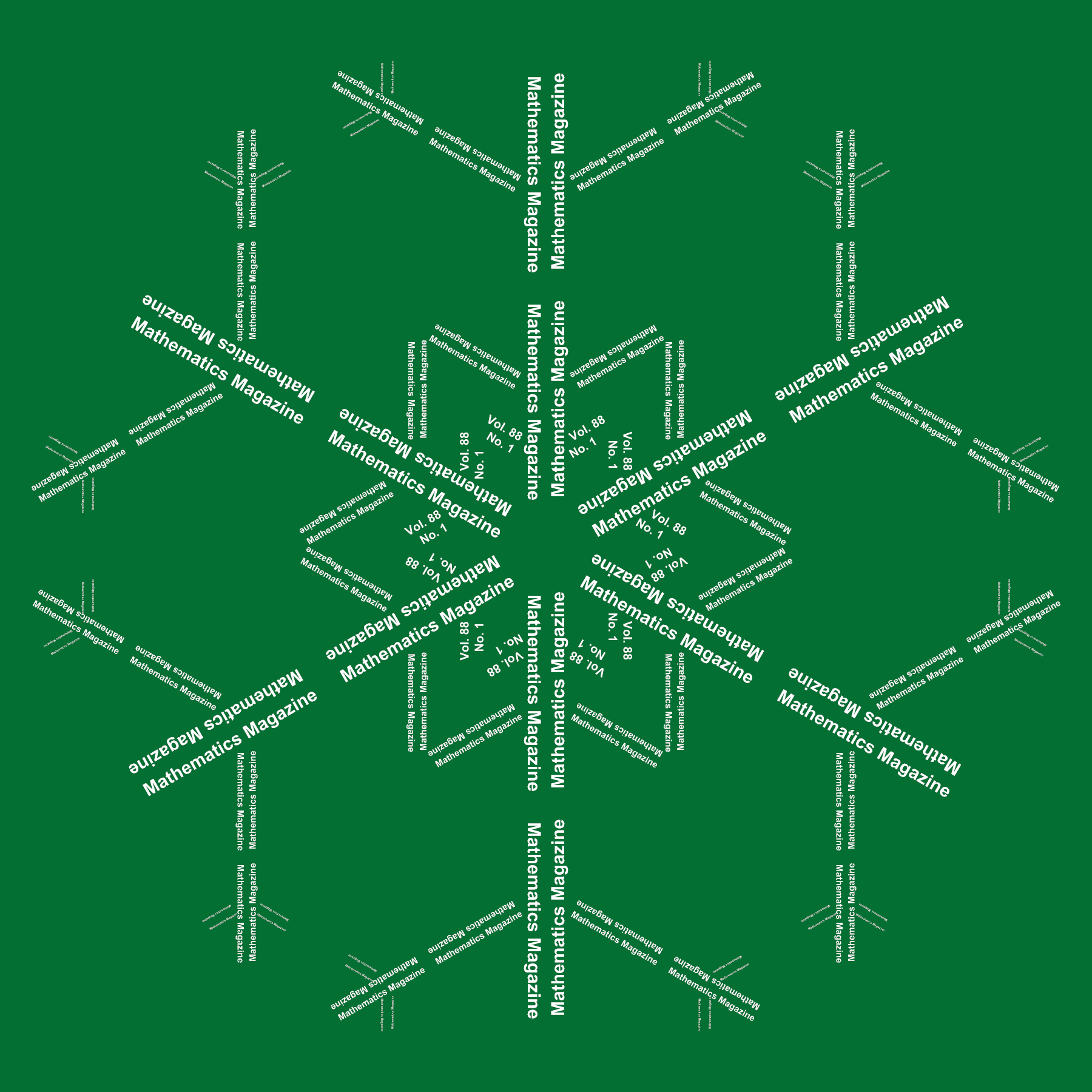 Snowflake Calligram (Artwork)